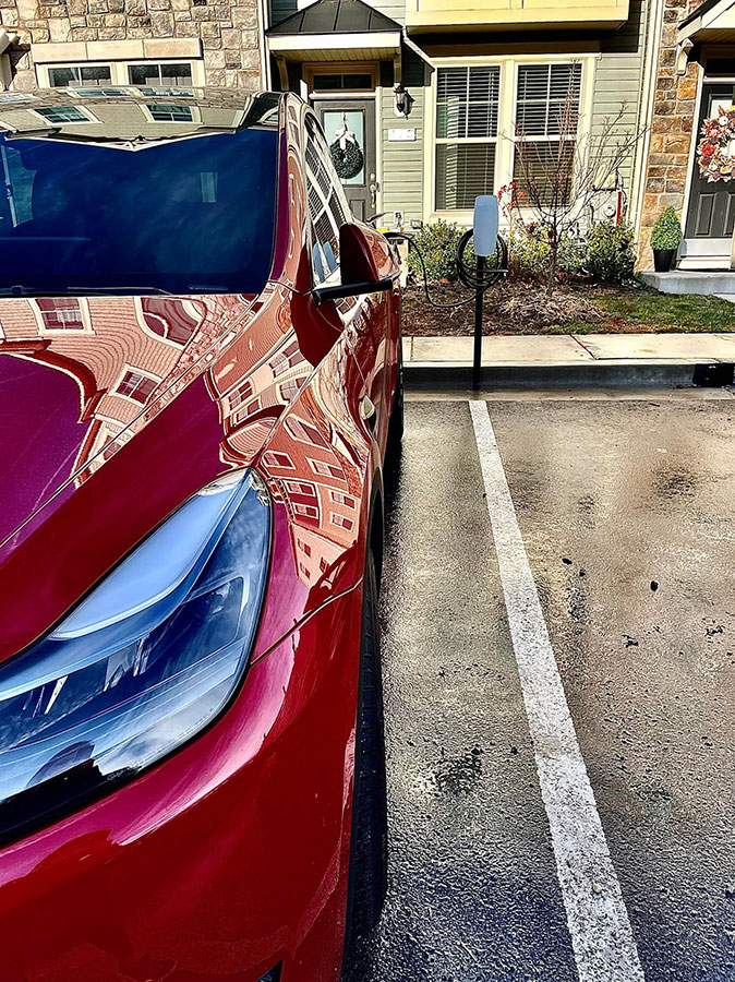 EV Charger install for Tesla in Baltimore, MD