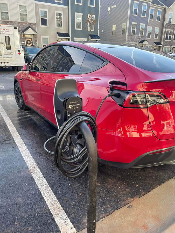 Electric Vehicle EV Charger installation